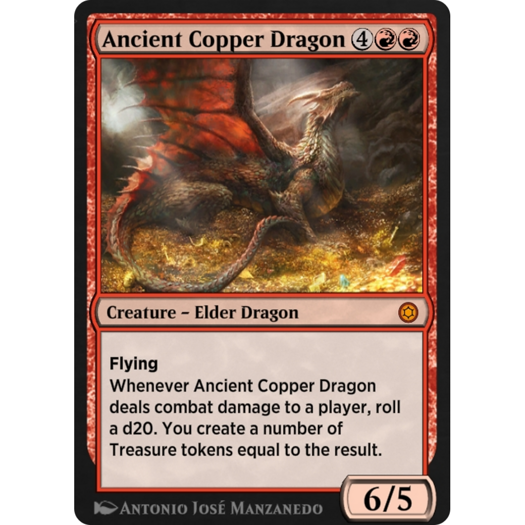Ancient Copper Dragon (HBG-174) - Alchemy Horizons: Baldur's Gate