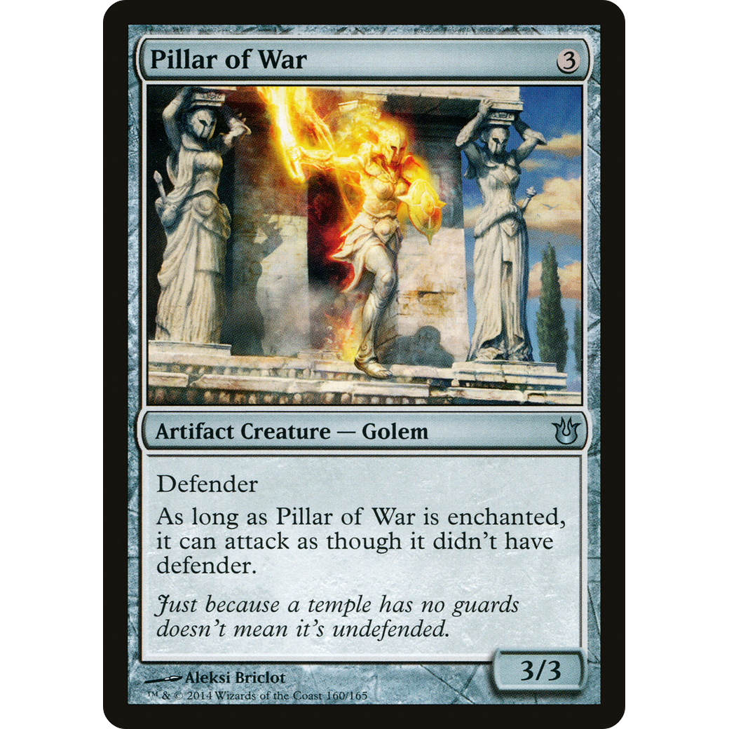 Pillar of War (BNG-160) - Born of the Gods Foil
