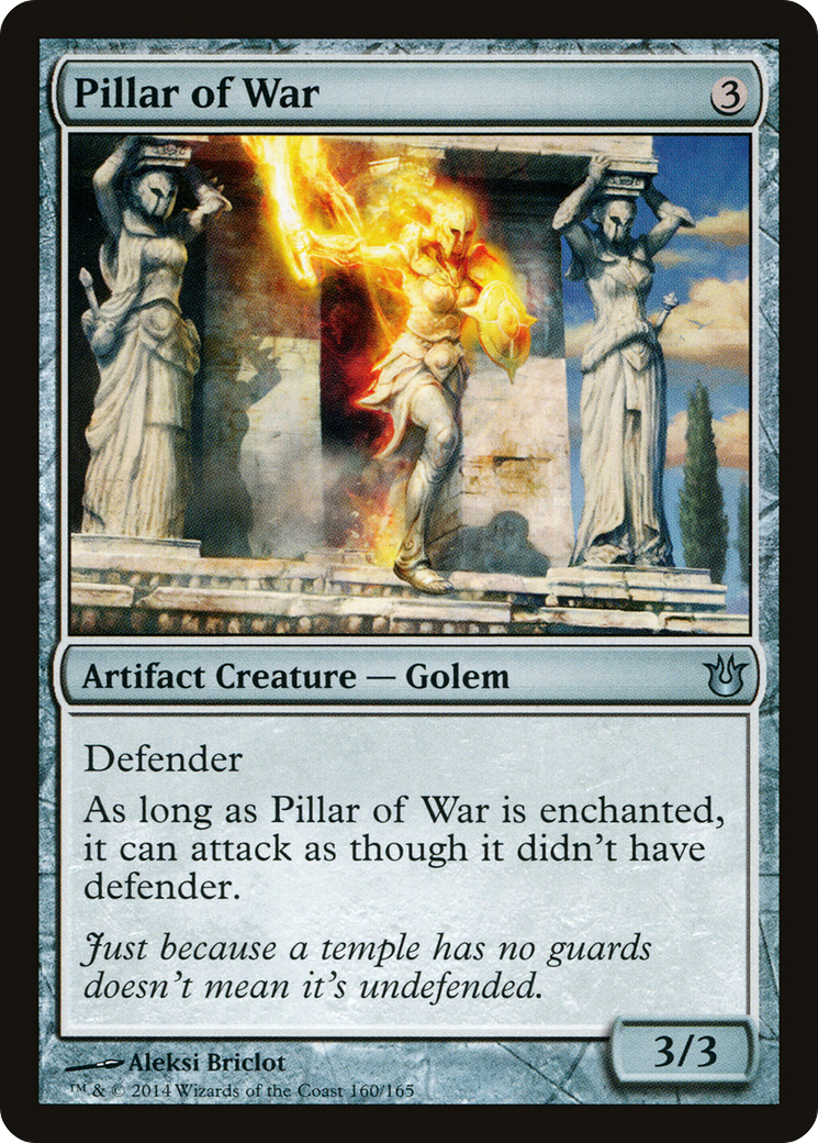 Pillar of War (BNG-160) - Born of the Gods Foil