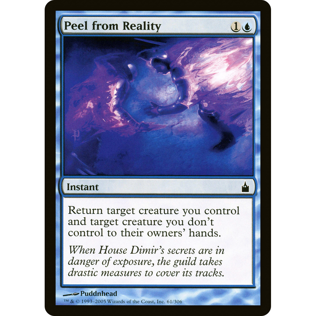 Peel from Reality (RAV-061) - Ravnica: City of Guilds Foil