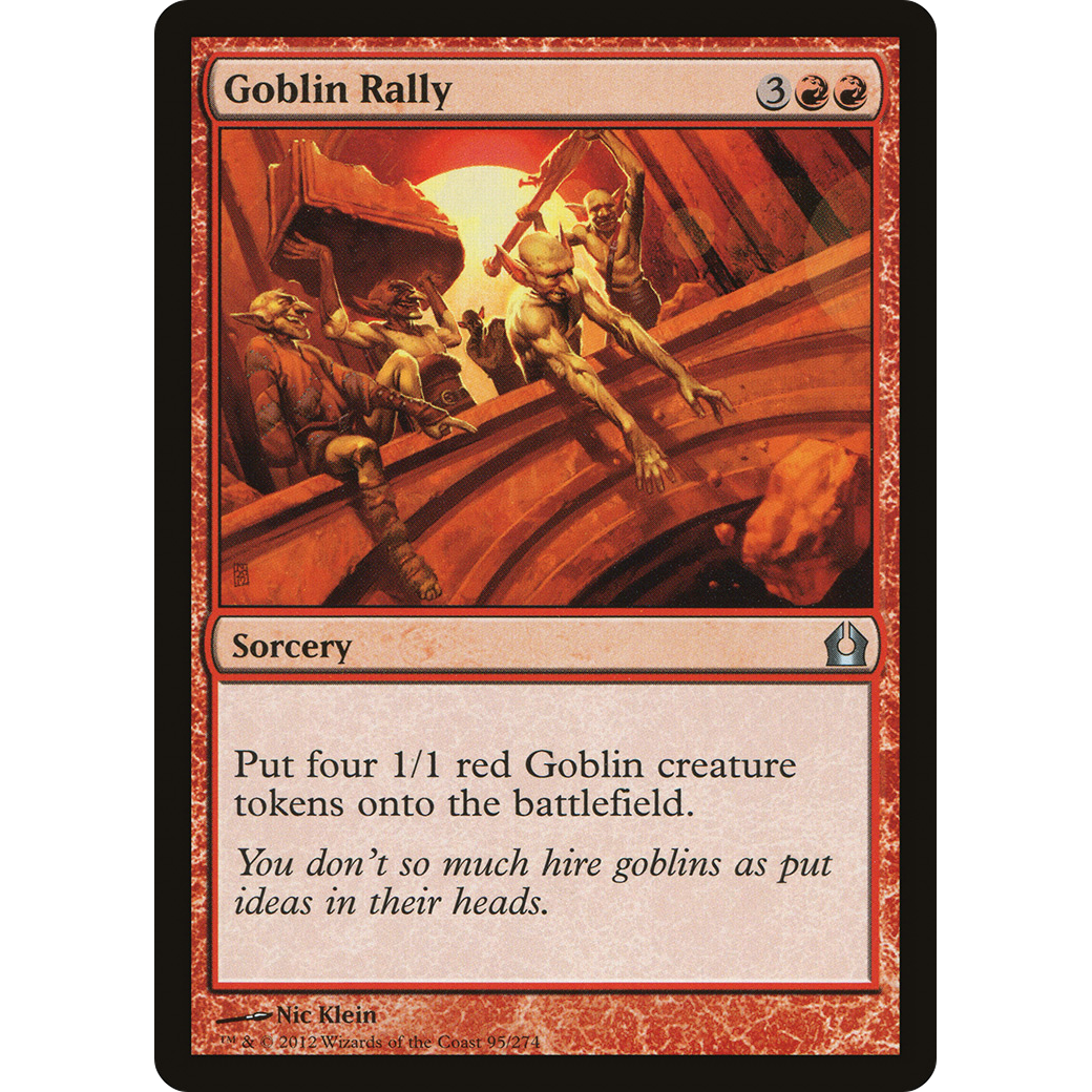 Goblin Rally (RTR-095) - Return to Ravnica