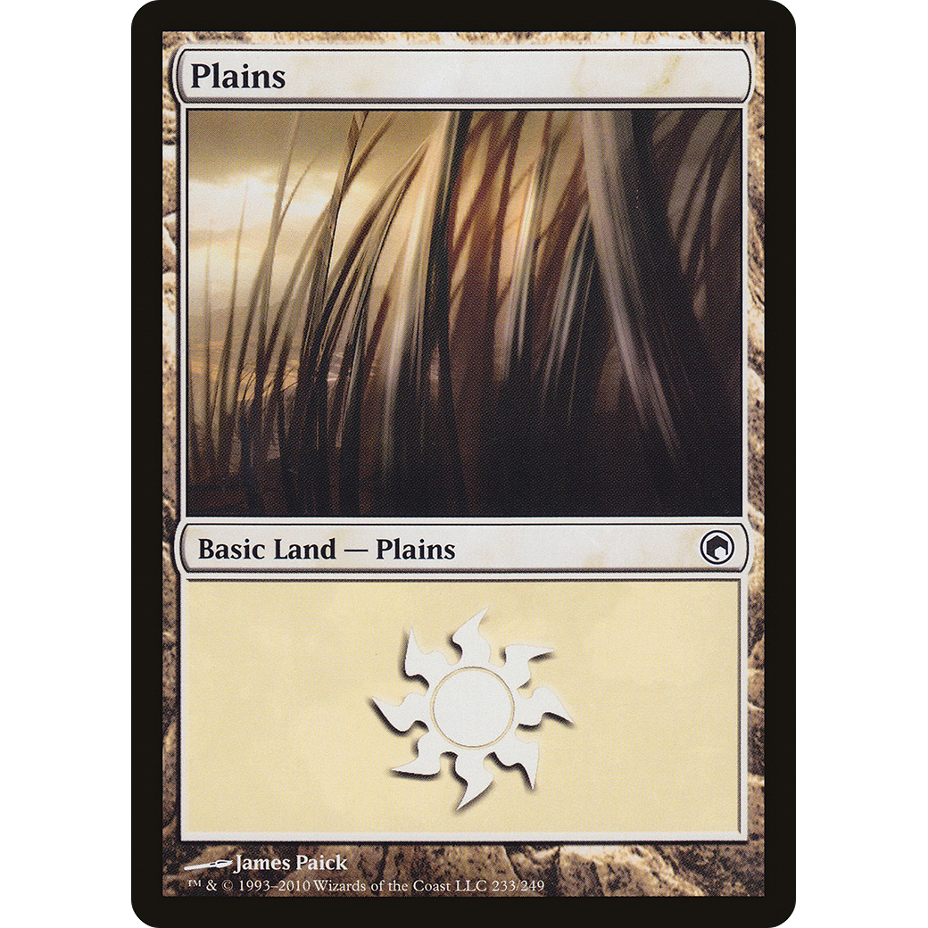 Plains (233) (SOM-233) - Scars of Mirrodin Foil