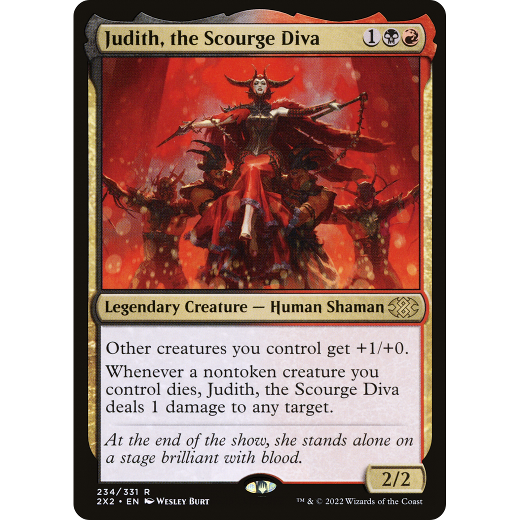 Judith, the Scourge Diva (2X2-234) - Double Masters 2022 Foil
