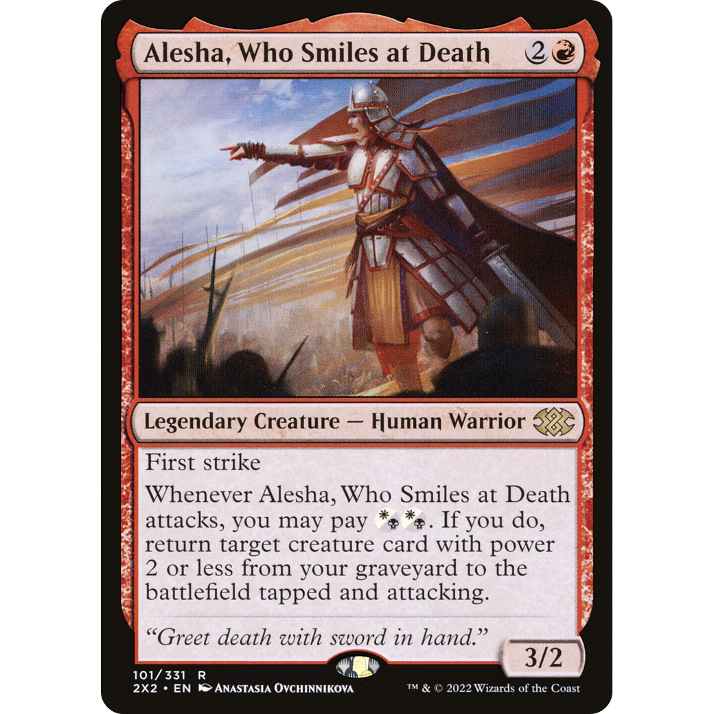 Alesha, Who Smiles at Death (2X2-101) - Double Masters 2022 Foil