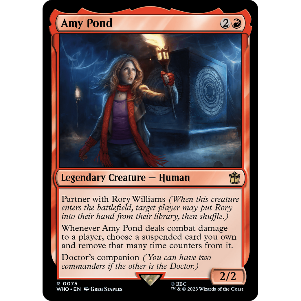Amy Pond (WHO-075) - Doctor Who Foil