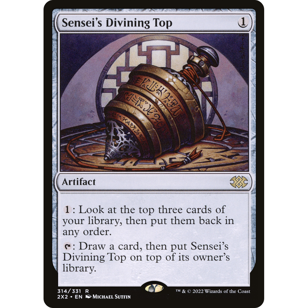 Sensei's Divining Top (2X2-314) - Double Masters 2022