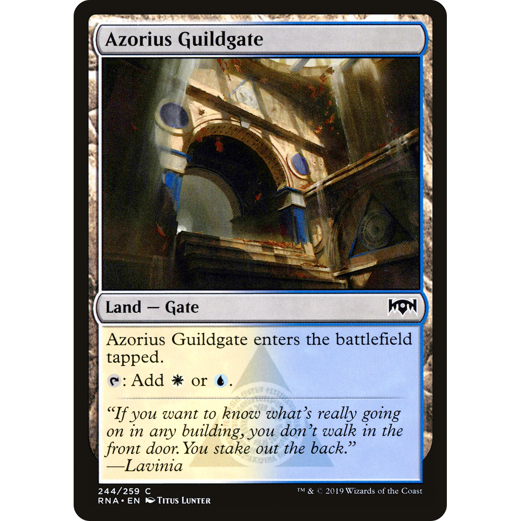 Azorius Guildgate (244) (RNA-244) - Ravnica Allegiance Foil