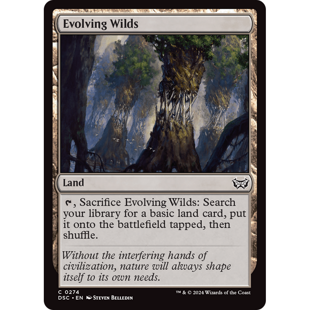 Evolving Wilds (DSC-274) - Duskmourn: House of Horror Commander