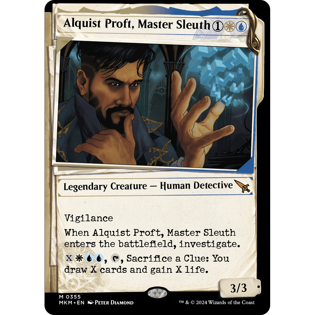 Alquist Proft, Master Sleuth (MKM-355) - Murders at Karlov Manor: (Showcase) Foil