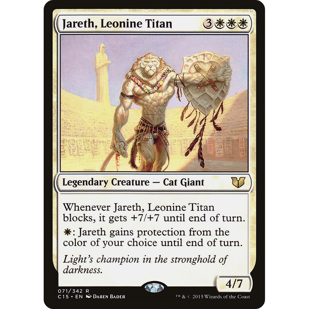 Jareth, Leonine Titan (C15-071) - Commander 2015