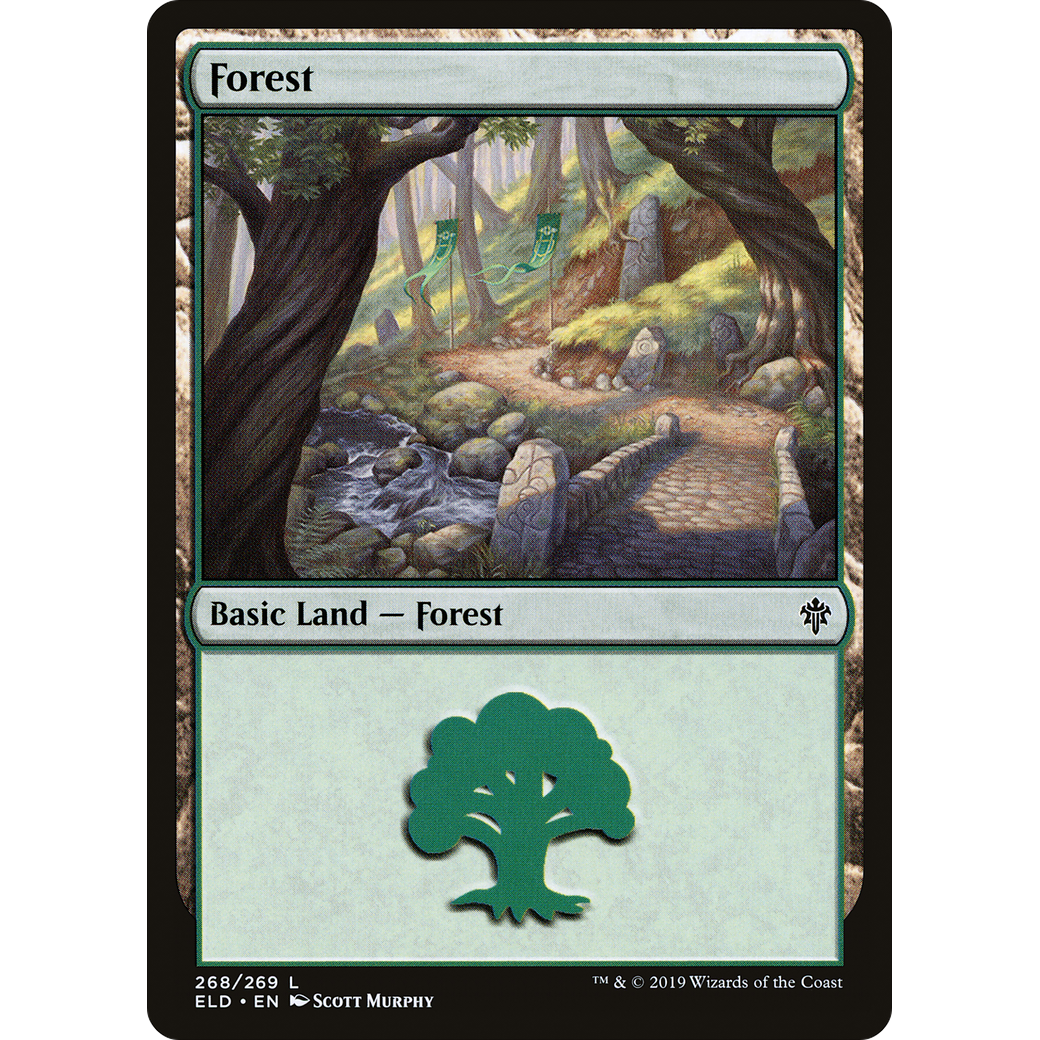 Forest (268) (ELD-268) - Throne of Eldraine Foil