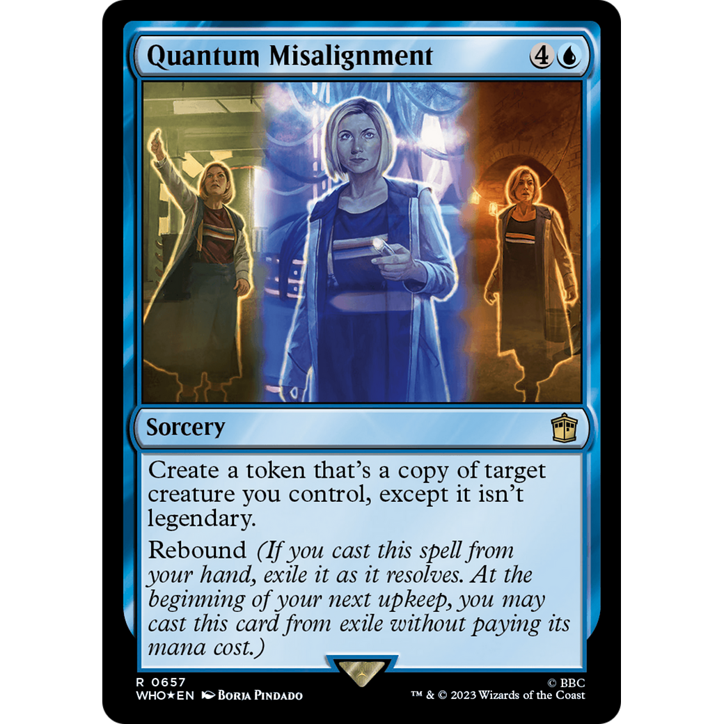 Quantum Misalignment (Surge Foil) (WHO-657) - Doctor Who Foil
