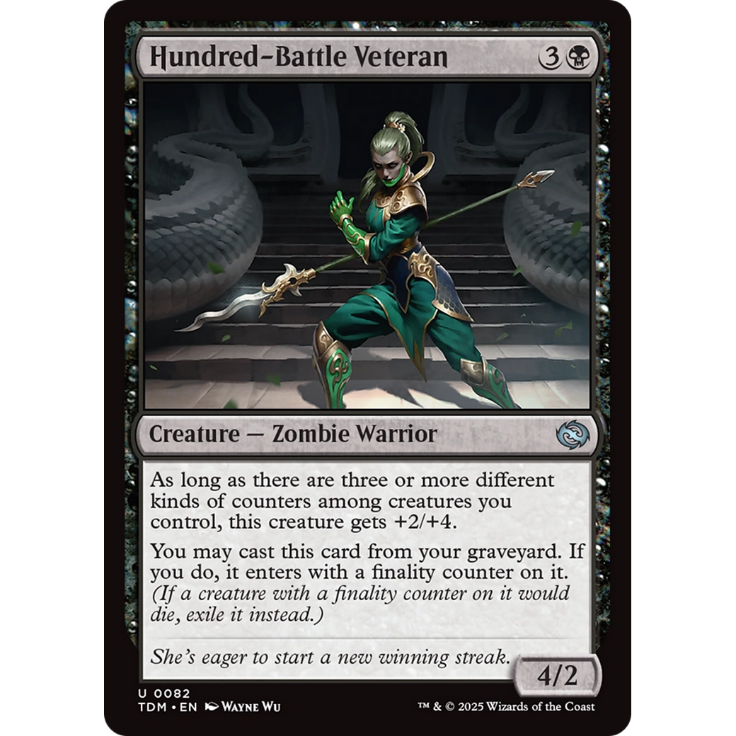 Hundred-Battle Veteran (TDM-082) - Tarkir: Dragonstorm