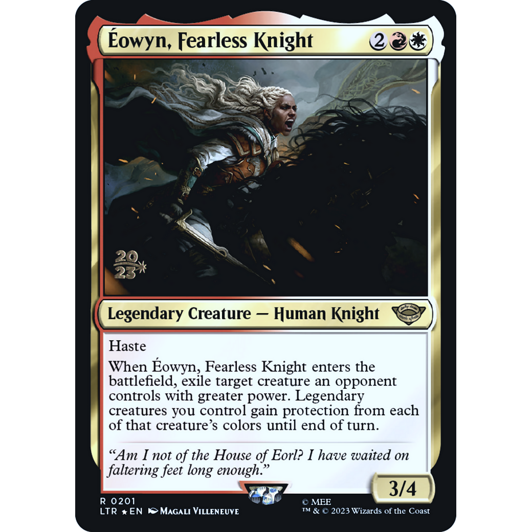 Éowyn, Fearless Knight (PRE-201S) - Tales of Middle-earth Promos Foil