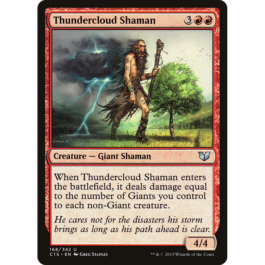 Thundercloud Shaman (C15-168) - Commander 2015
