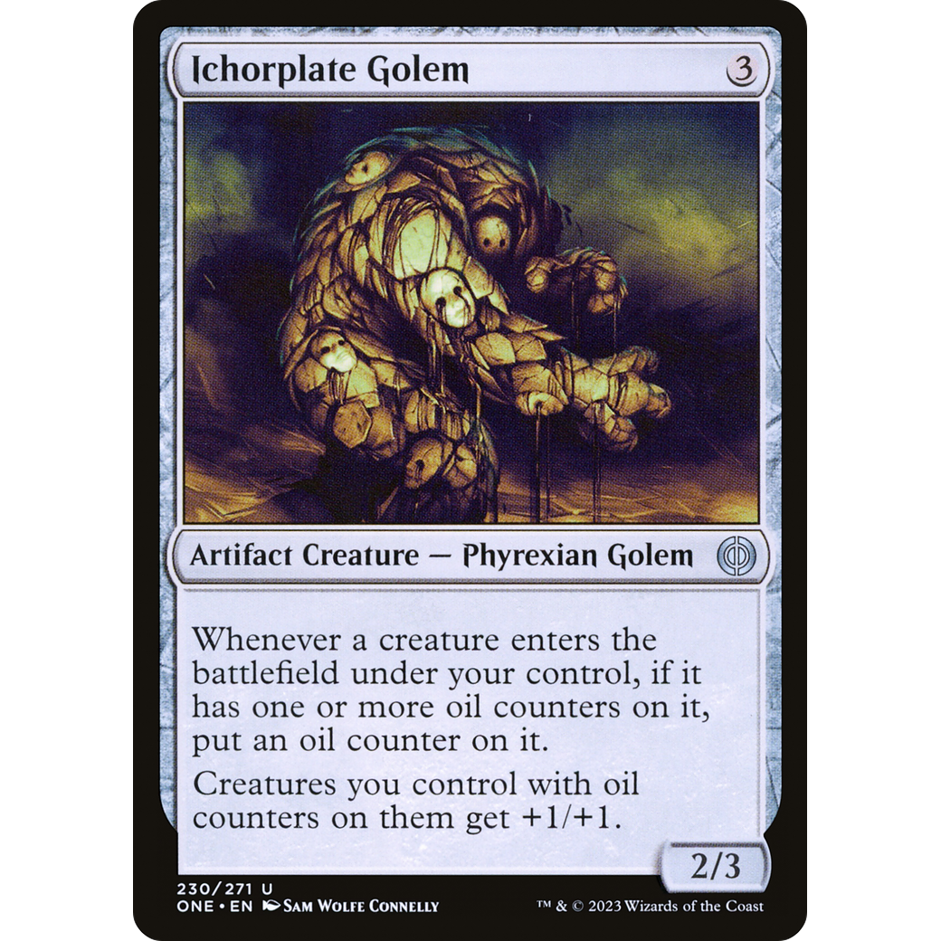 Ichorplate Golem (ONE-230) - Phyrexia: All Will Be One Foil