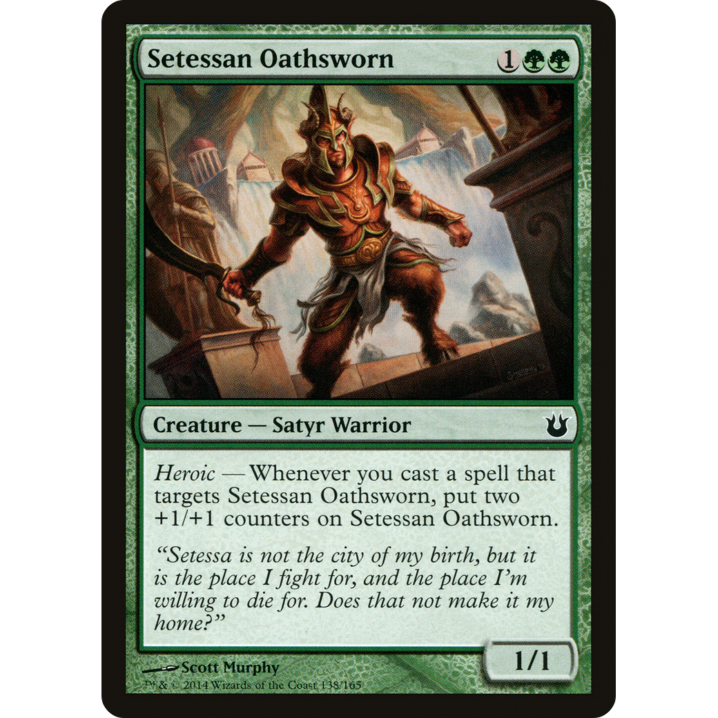 Setessan Oathsworn (BNG-138) - Born of the Gods Foil