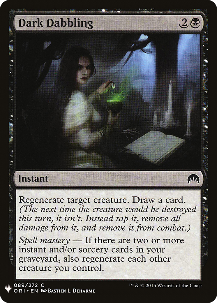 Dark Dabbling (LIST-089) - The List