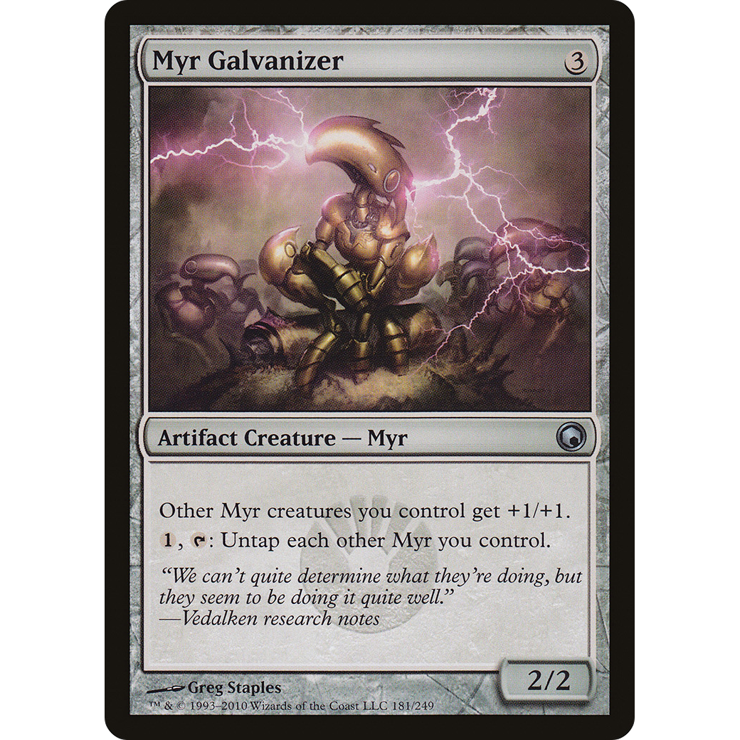 Myr Galvanizer (SOM-181) - Scars of Mirrodin Foil