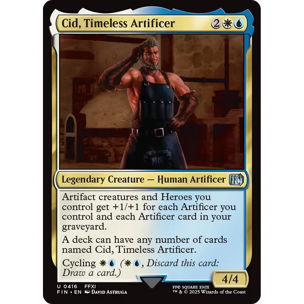 Cid, Timeless Artificer (0416) (FIN-416) - FINAL FANTASY Foil