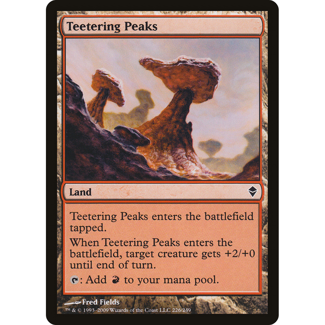 Teetering Peaks (ZEN-226) - Zendikar Foil