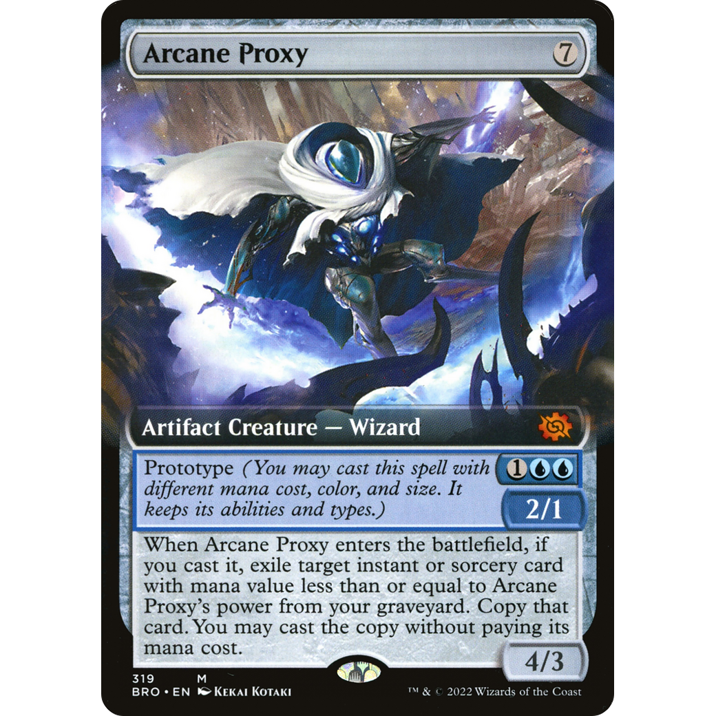 Arcane Proxy (Extended Art) (BRO-319) - The Brothers' War: (Extended Art) Foil