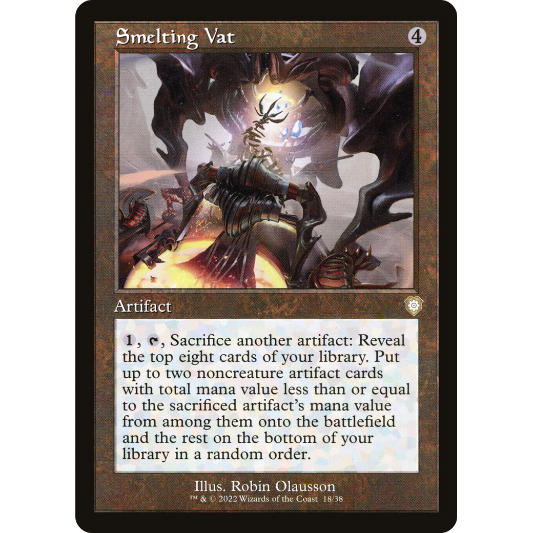 Smelting Vat (Retro Frame) (BRC-018) - The Brothers' War Commander