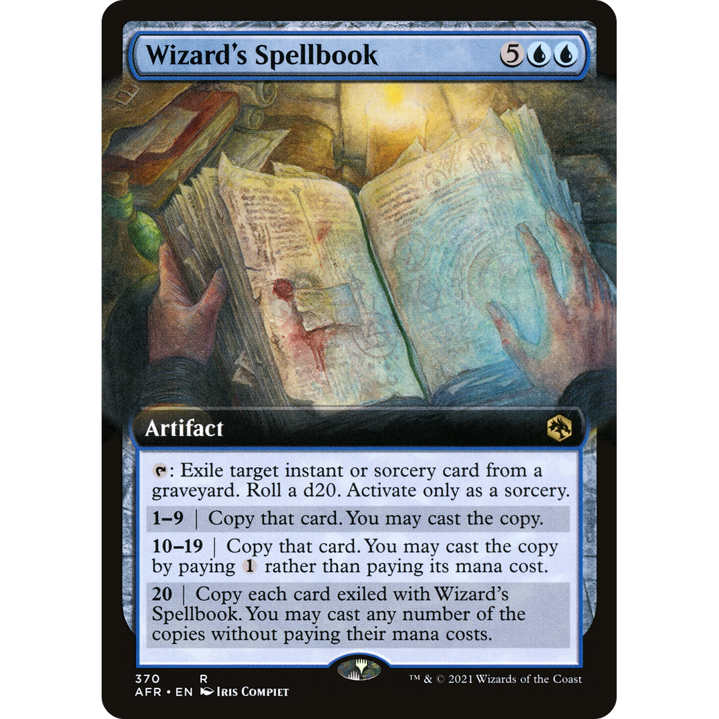 Wizard's Spellbook (Extended Art) (AFR-370) - Adventures in the Forgotten Realms: (Extended Art)