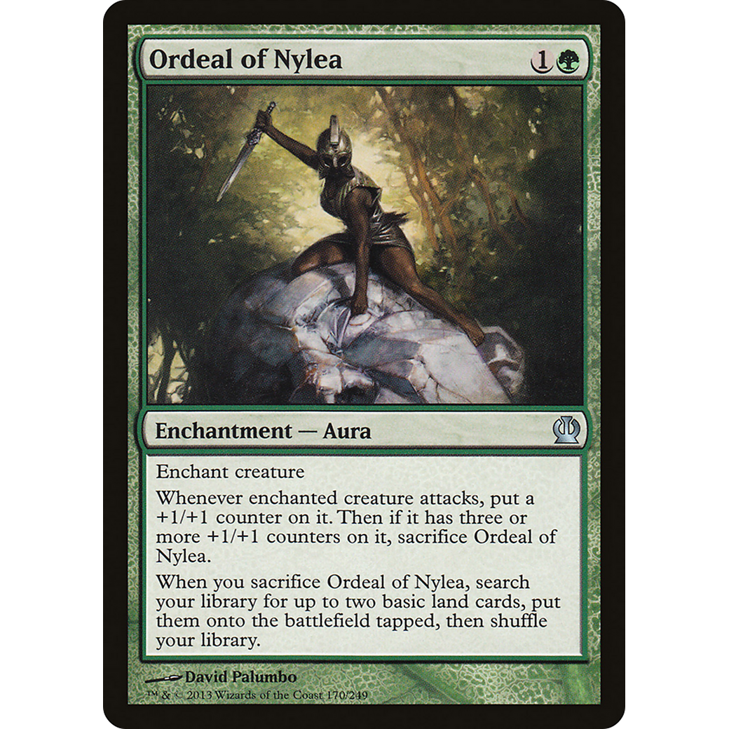 Ordeal of Nylea (THS-170) - Theros Foil