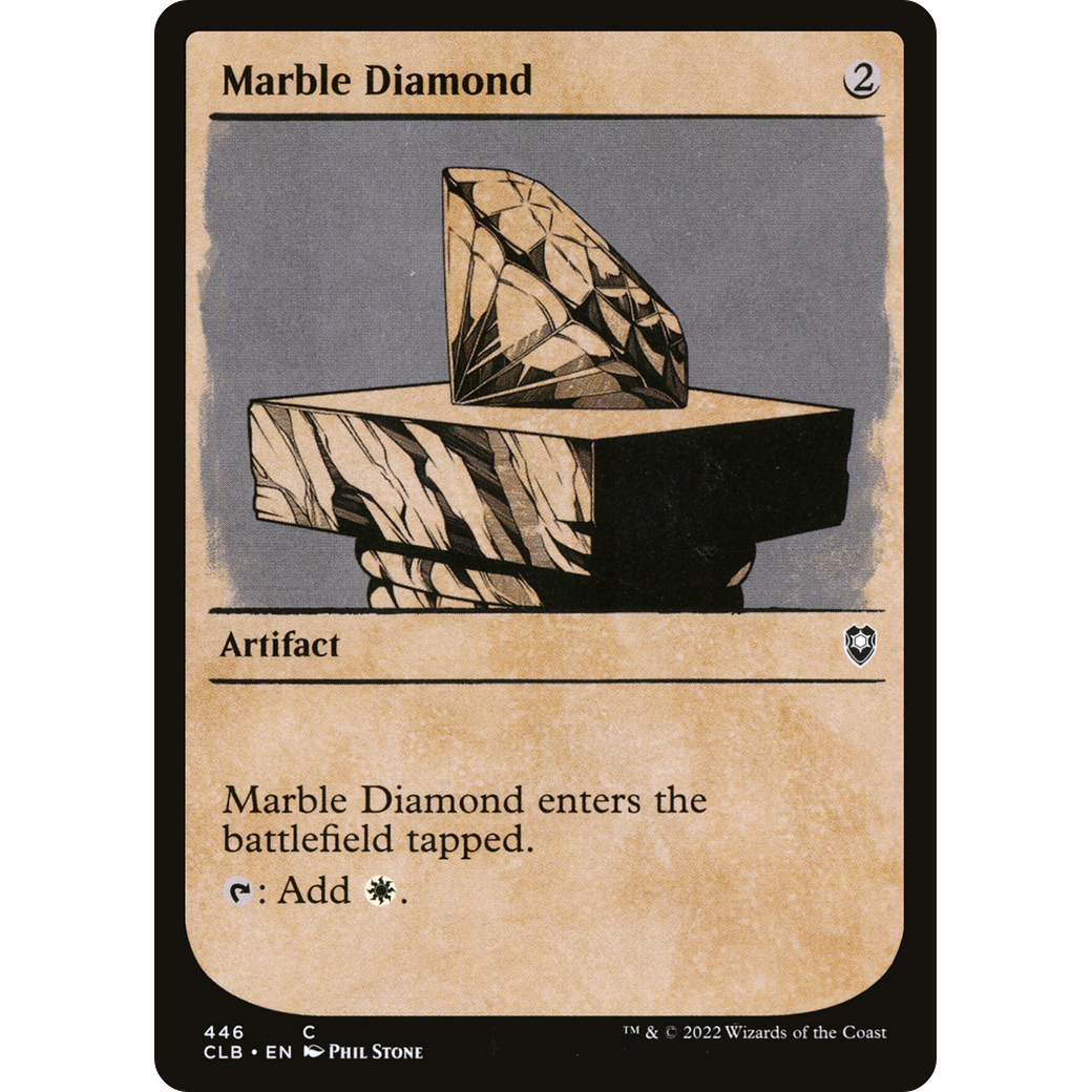 Marble Diamond (CLB-446) - Commander Legends: Battle for Baldur's Gate: (Showcase) Foil