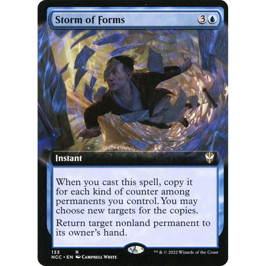Storm of Forms (Extended Art) (NCC-133) - New Capenna Commander: (Extended Art)