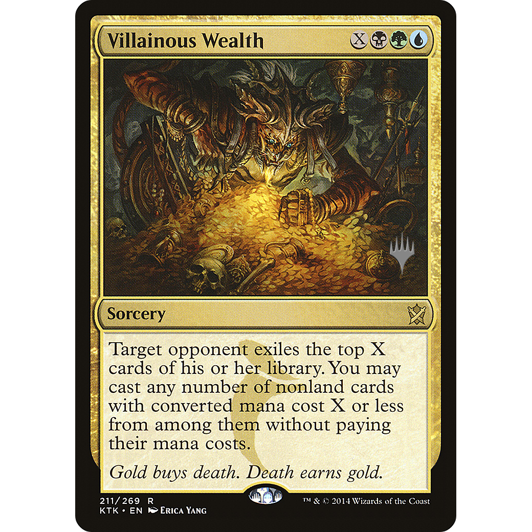 Villainous Wealth (PPIKO-211) - Khans of Tarkir Promos Foil