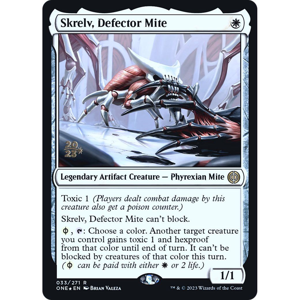 Skrelv, Defector Mite (PRE-33S) - Phyrexia: All Will Be One Promos Foil