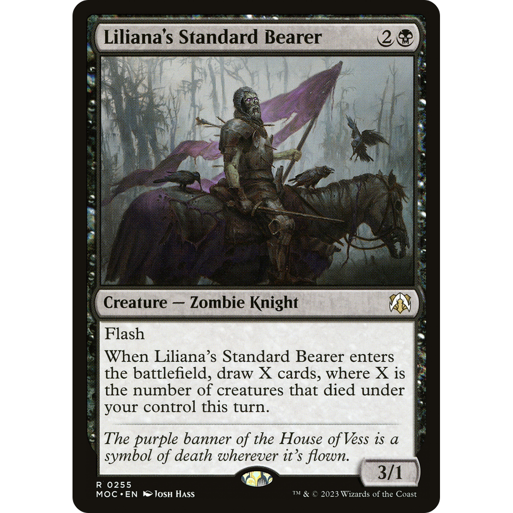 Liliana's Standard Bearer (MOC-255) - March of the Machine Commander