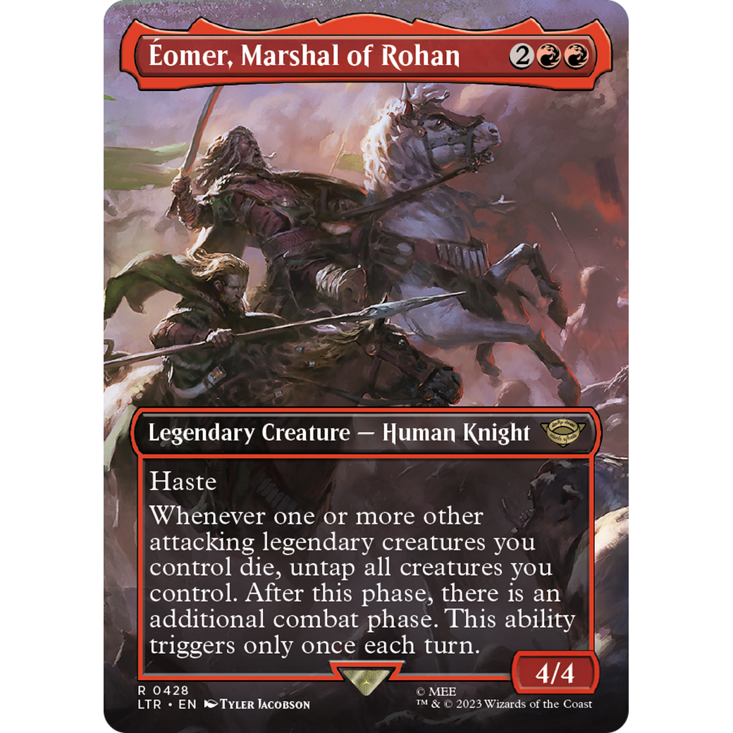 Éomer, Marshal of Rohan (LTR-428) - The Lord of the Rings: Tales of Middle-earth (Borderless) Foil