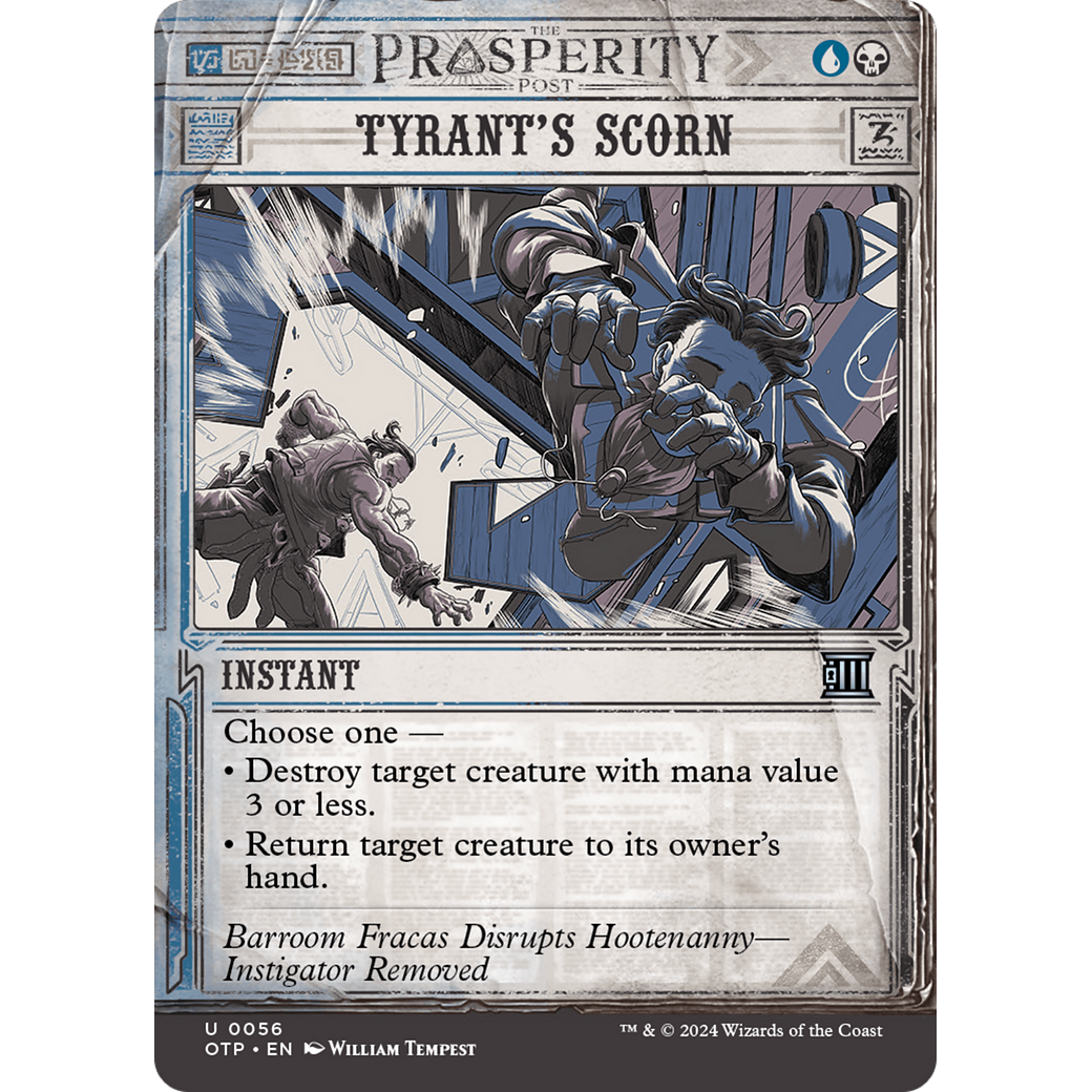 Tyrant's Scorn (OTP-056) - Breaking News: (Showcase) (Borderless)