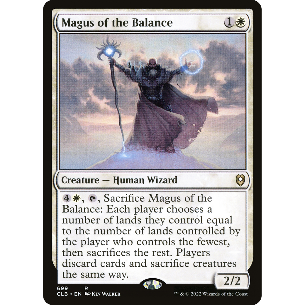 Magus of the Balance (CLB-699) - Commander Legends: Battle for Baldur's Gate