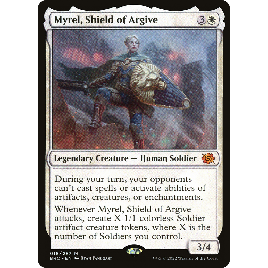 Myrel, Shield of Argive (BRO-018) - The Brothers' War Foil