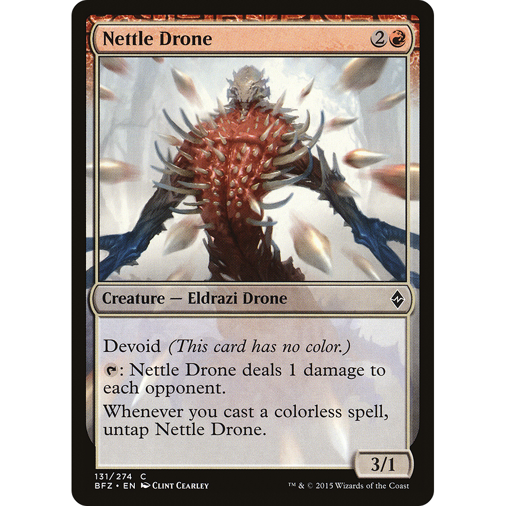 Nettle Drone (BFZ-131) - Battle for Zendikar: (devoid)