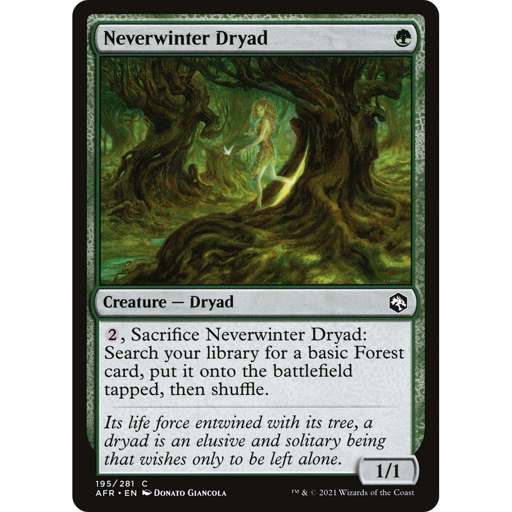 Neverwinter Dryad (AFR-195) - Adventures in the Forgotten Realms Foil