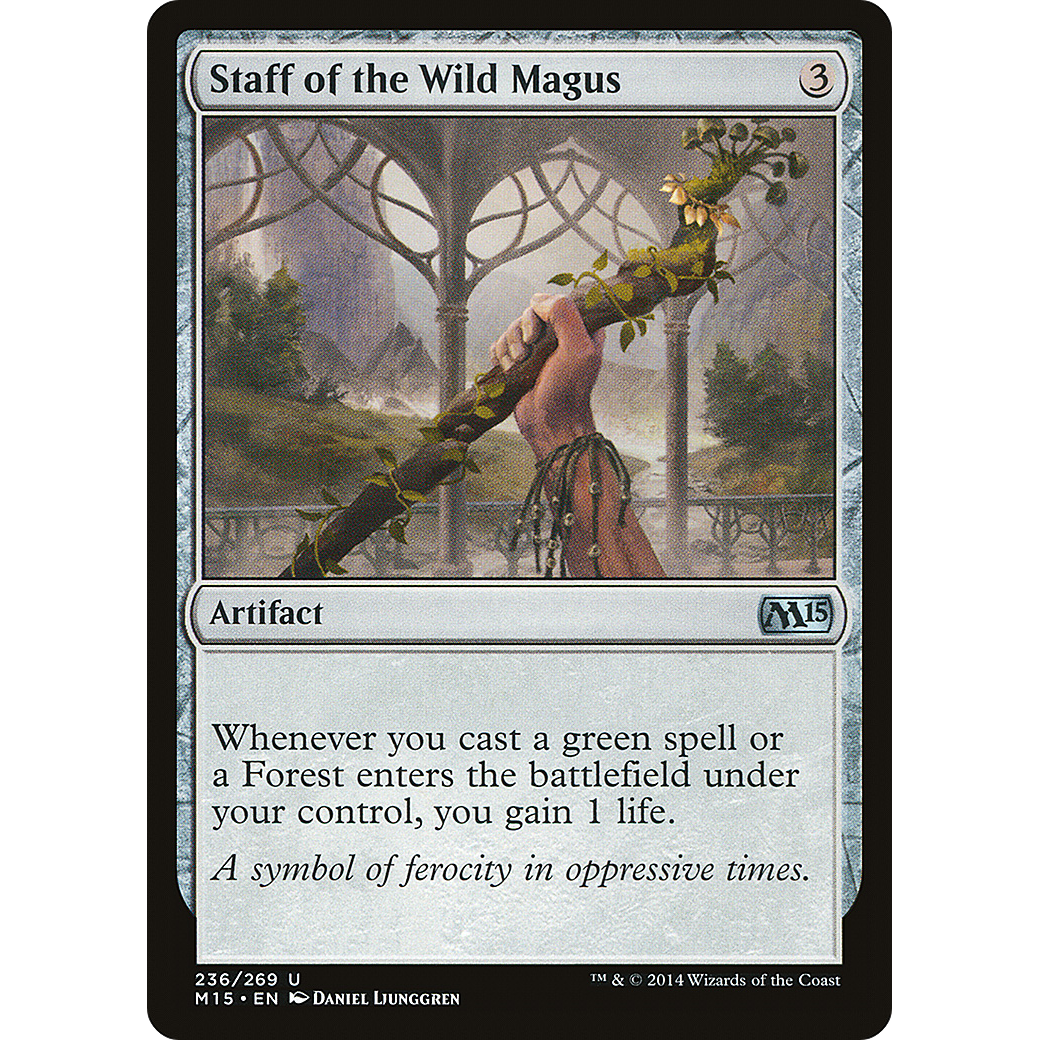 Staff of the Wild Magus (M15-236) - Magic 2015 Foil