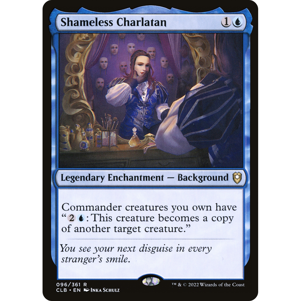 Shameless Charlatan (CLB-096) - Commander Legends: Battle for Baldur's Gate