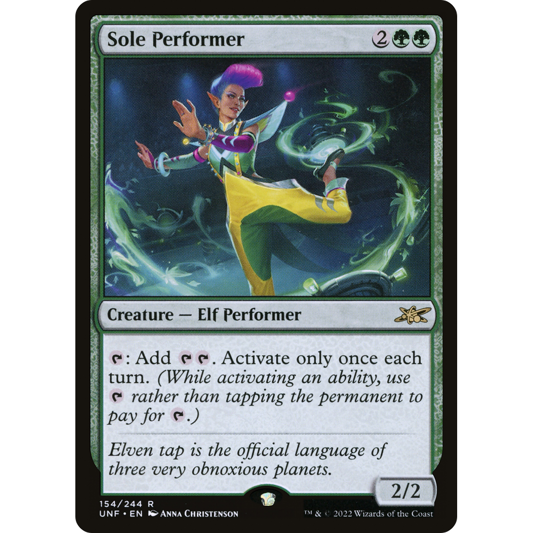 Sole Performer (UNF-154) - Unfinity Foil
