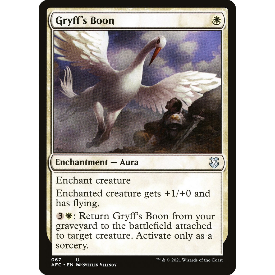 Gryff's Boon (AFC-067) - Forgotten Realms Commander
