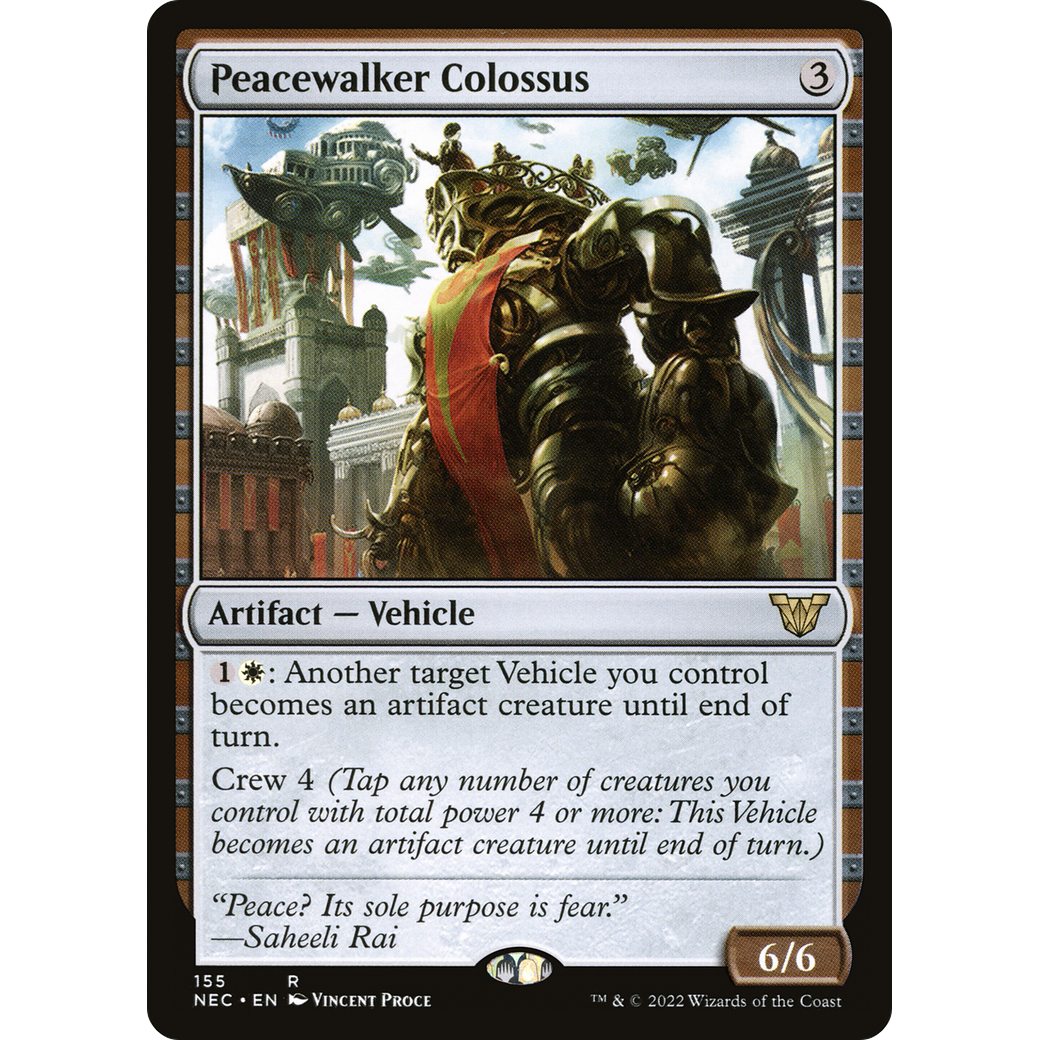 Peacewalker Colossus (NEC-155) - Neon Dynasty Commander