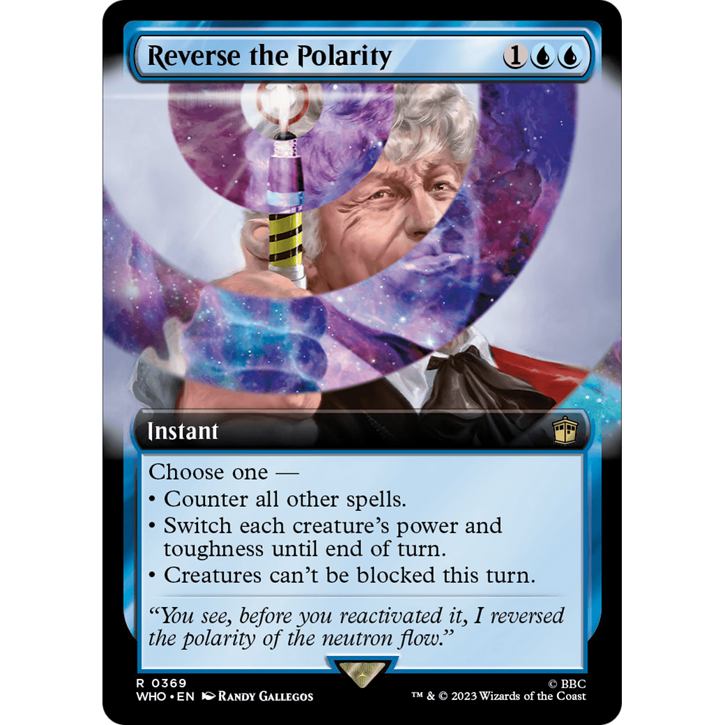 Reverse the Polarity (Extended Art) (WHO-369) - Doctor Who: (Extended Art)