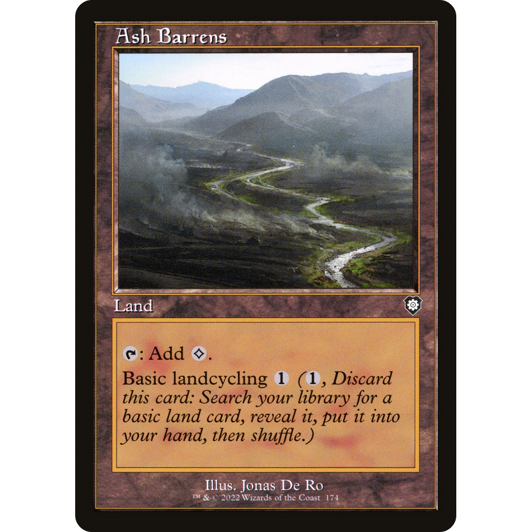 Ash Barrens (Retro Frame) (BRC-174) - The Brothers' War Commander