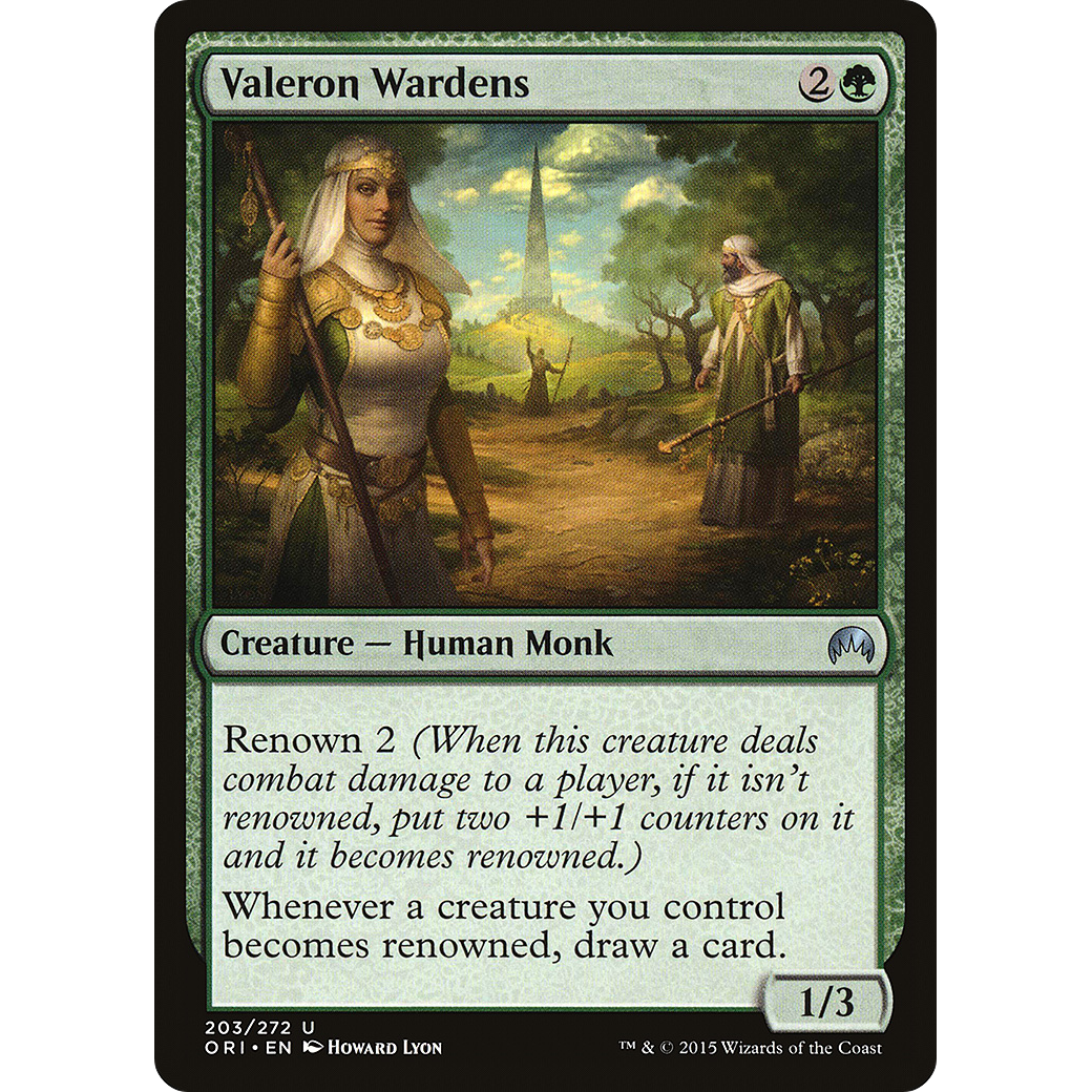 Valeron Wardens (ORI-203) - Magic Origins