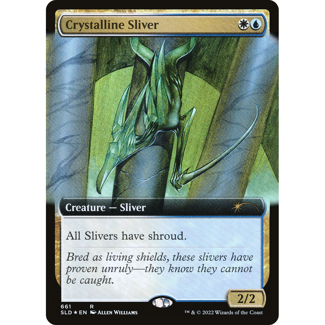 Crystalline Sliver (Extended Art) (SLD-661) - Secret Lair Drop: (Extended Art) Foil