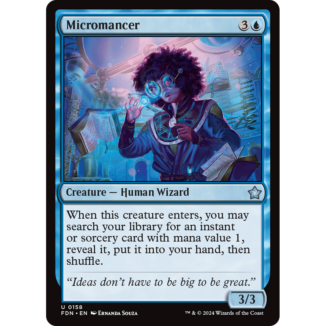 Micromancer (FDN-158) - Foundations Foil